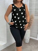 Conjunto feminino estampado Fabi. Plus Size