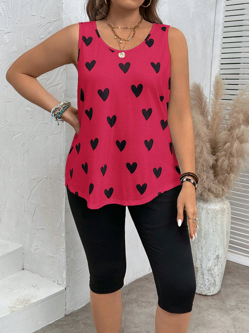 Conjunto feminino estampado Fabi. Plus Size