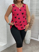 Conjunto feminino estampado Fabi. Plus Size