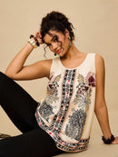 Conjunto feminino estampado Fabi. Plus Size