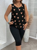 Conjunto feminino estampado Fabi. Plus Size