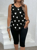 Conjunto feminino estampado Fabi. Plus Size