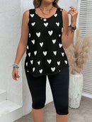 Conjunto feminino estampado Fabi. Plus Size