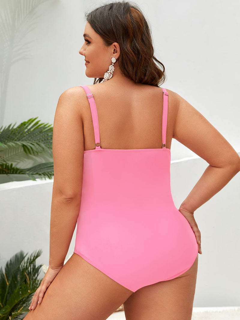 Maiô Feminino Marbella com Detalhe Cruzado Plus Size