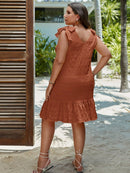 Vestido feminino sem Manga Magnolia Plus Size