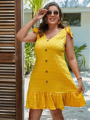 Vestido feminino sem Manga Magnolia Plus Size