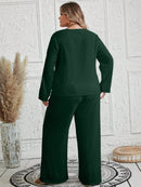 Conjunto feminino texturizado Brunellis Plus Size