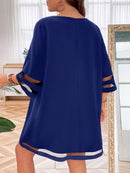 Vestido Feminino Manga 3/4 Leticia Plus Size