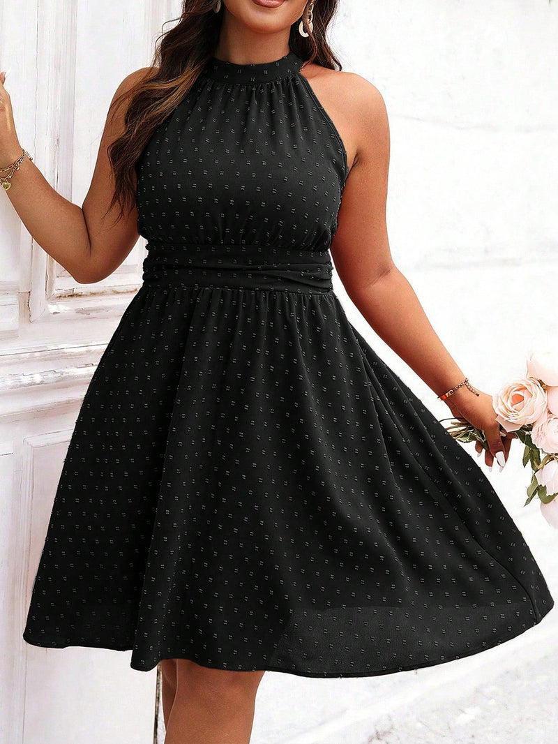 Vestido Feminino sem Manga Kamila Plus Size