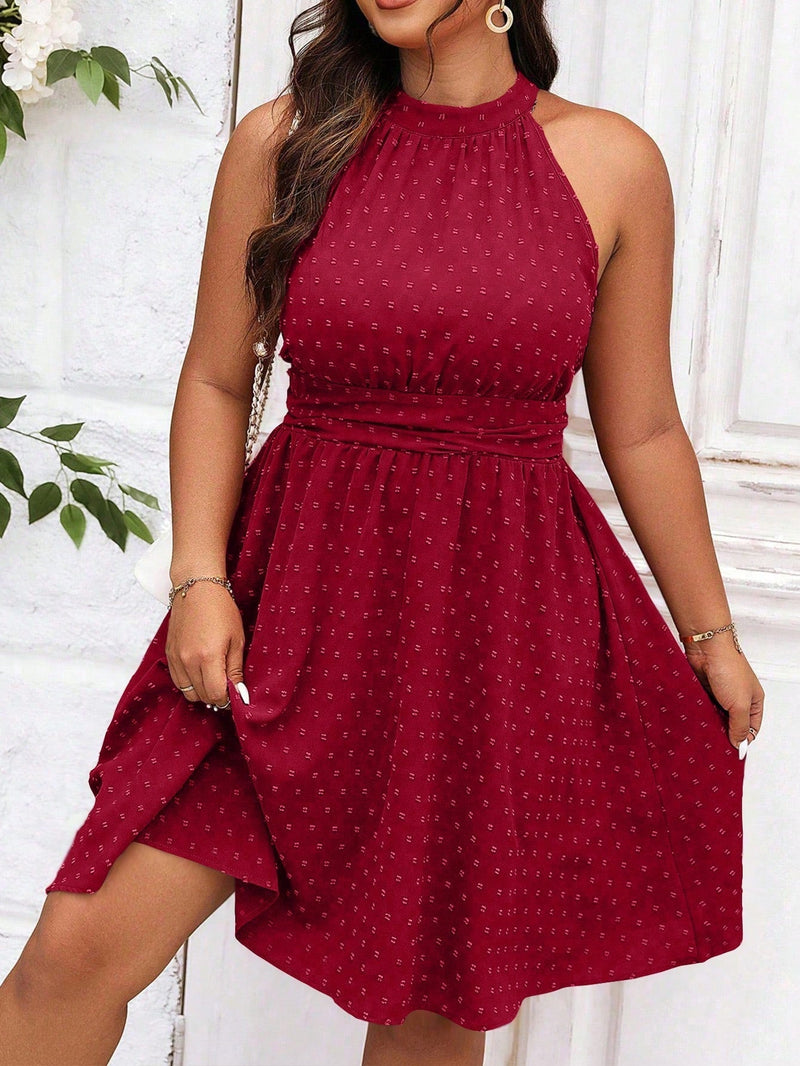 Vestido Feminino sem Manga Kamila Plus Size