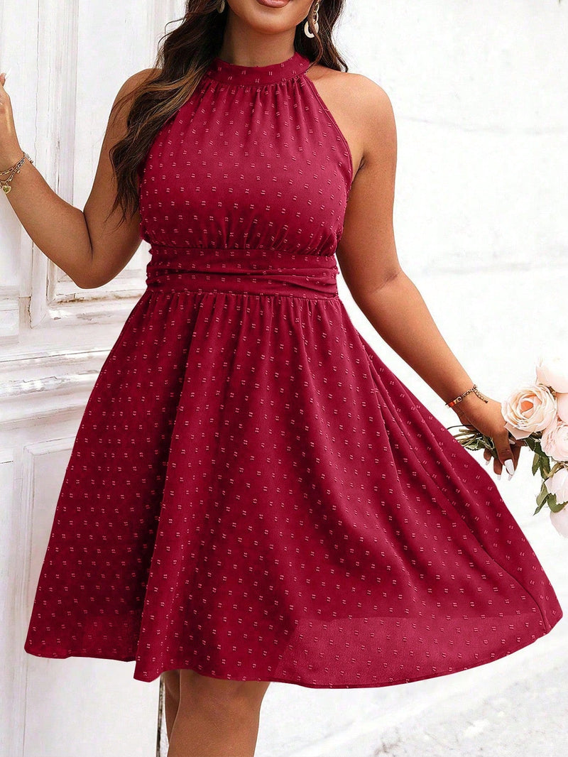 Vestido Feminino sem Manga Kamila Plus Size