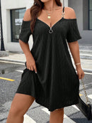 Vestido Feminino com zíper Bernadette Plus Size