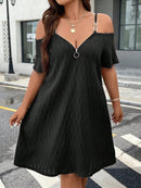 Vestido Feminino com zíper Bernadette Plus Size