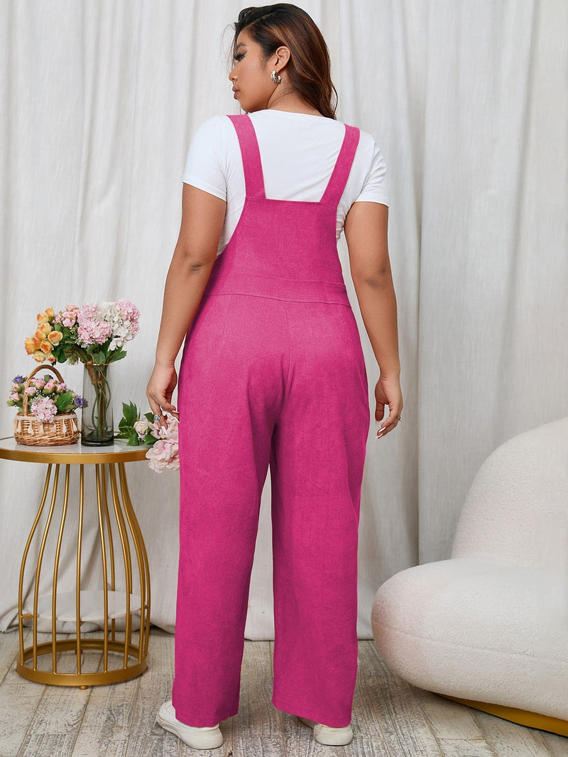 Macacão Feminino com Bolso Classic Plus Size