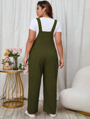 Macacão Feminino com Bolso Classic Plus Size