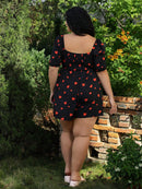 Macacão Feminino com Manga Bufante e Design Minimalista - Anísia. Plus Size.