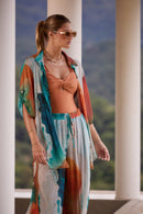 Calça Pantalona Fluída Tule Isla