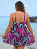 Maiô Feminino em Estampa Exclusiva e Alças Confortáveis - Mariana. Plus Size