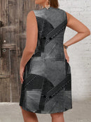 Vestido Feminino Estampado com Modelagem Soltinha e Tecido Confortável - Nicy. Plus Size