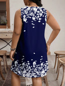 Vestido Feminino Estampado com Modelagem Soltinha e Tecido Confortável - Nicy. Plus Size