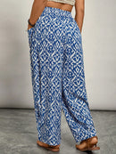 Calça Feminina com Cintura Elástica e Bolsos Mega. Plus Size