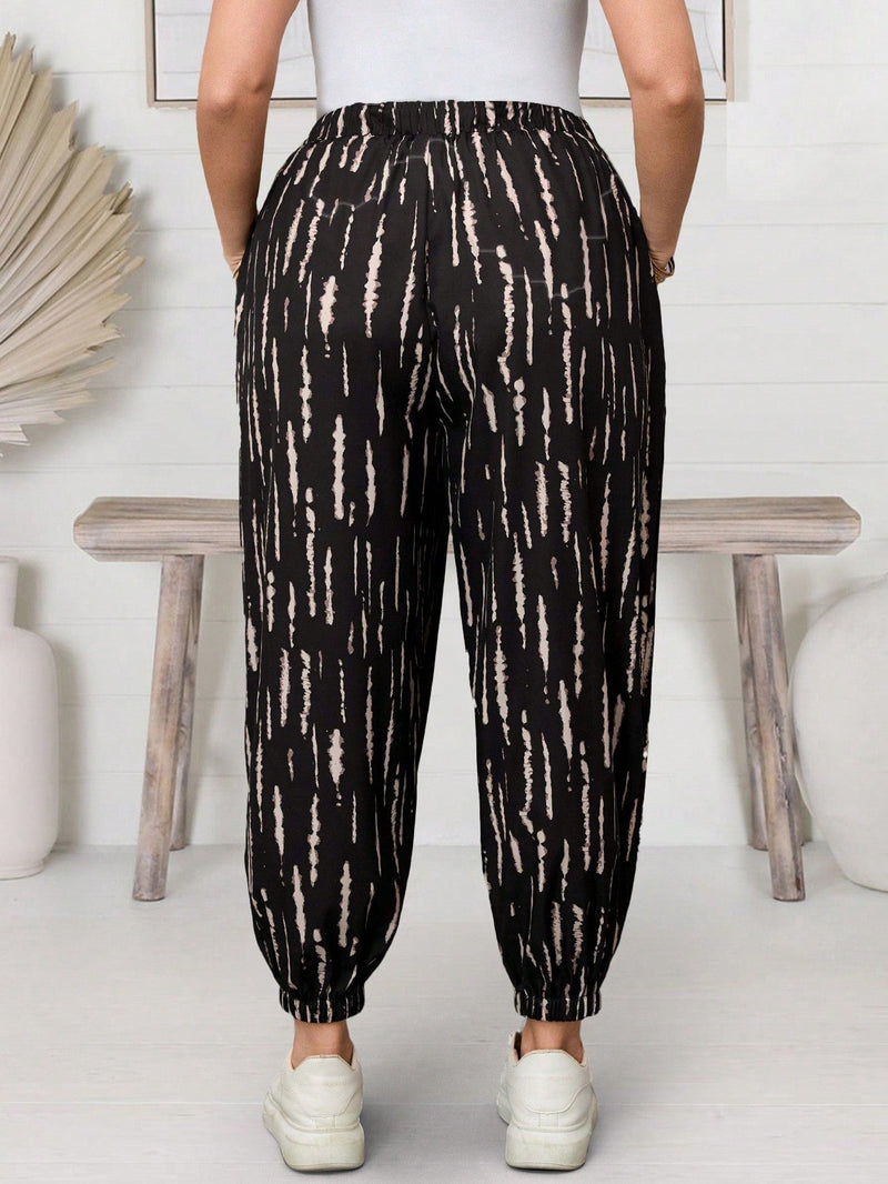 Calça feminina de Perna Afunilada Daniela. Plus Size