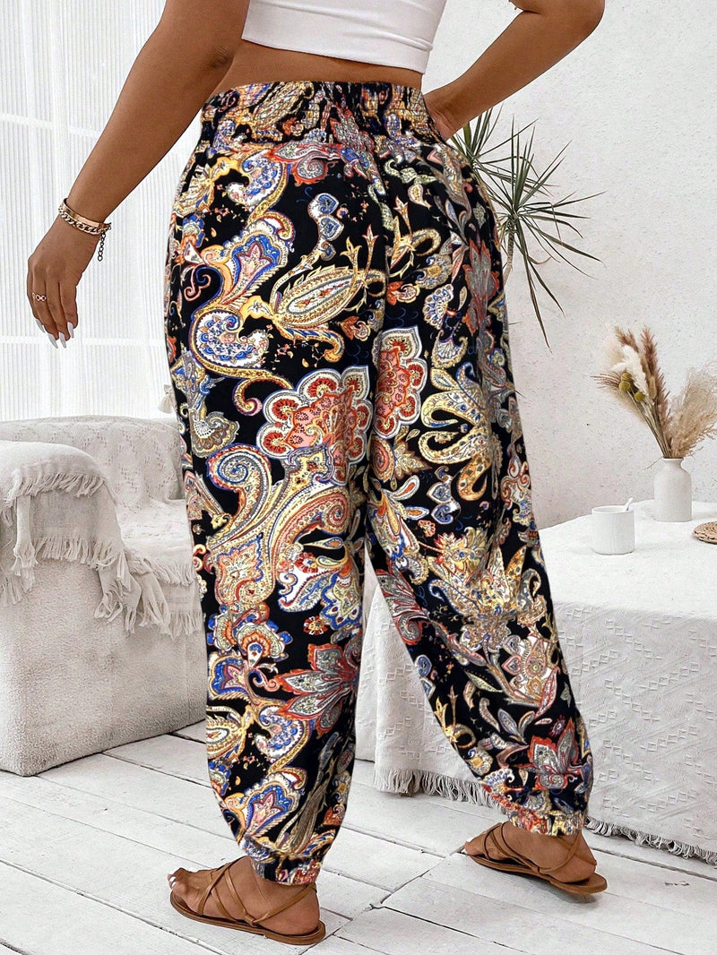 Calça Feminina De Cintura Alta Cristina. Plus Size