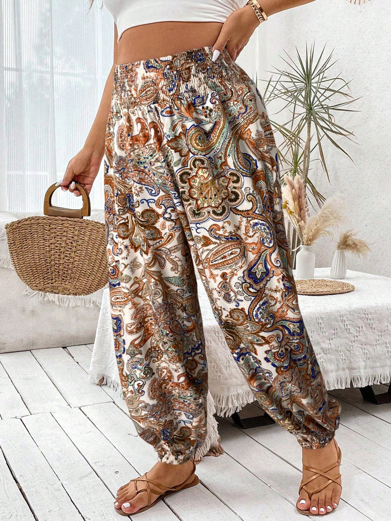 Calça Feminina De Cintura Alta Cristina. Plus Size