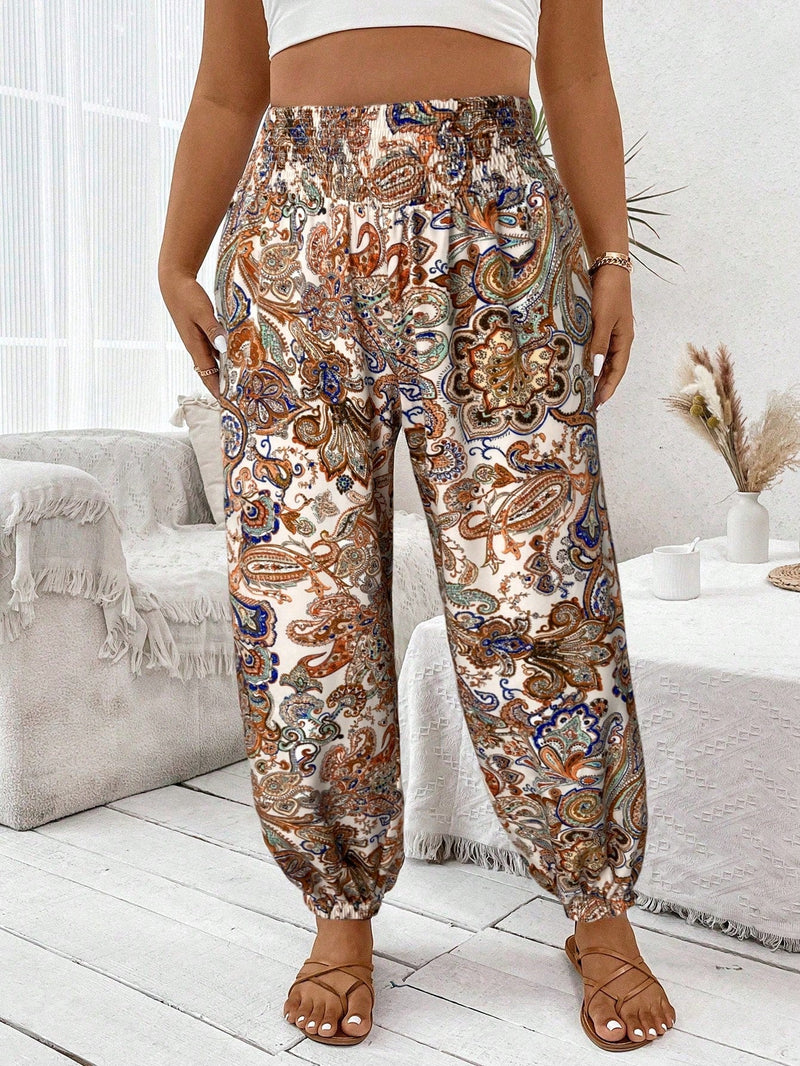 Calça Feminina De Cintura Alta Cristina. Plus Size