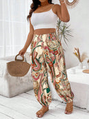 Calça Feminina De Cintura Alta Cristina. Plus Size