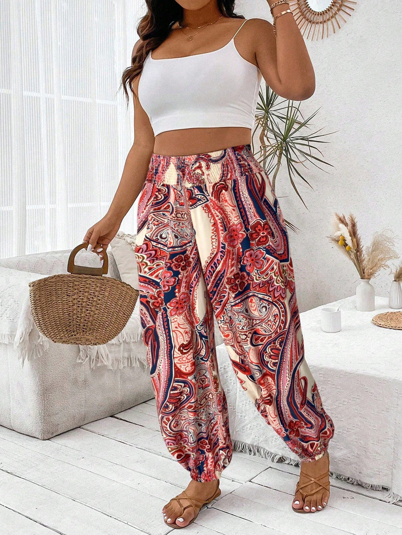 Calça Feminina De Cintura Alta Cristina. Plus Size