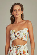 Bustier Cropped Estampa Pop Art