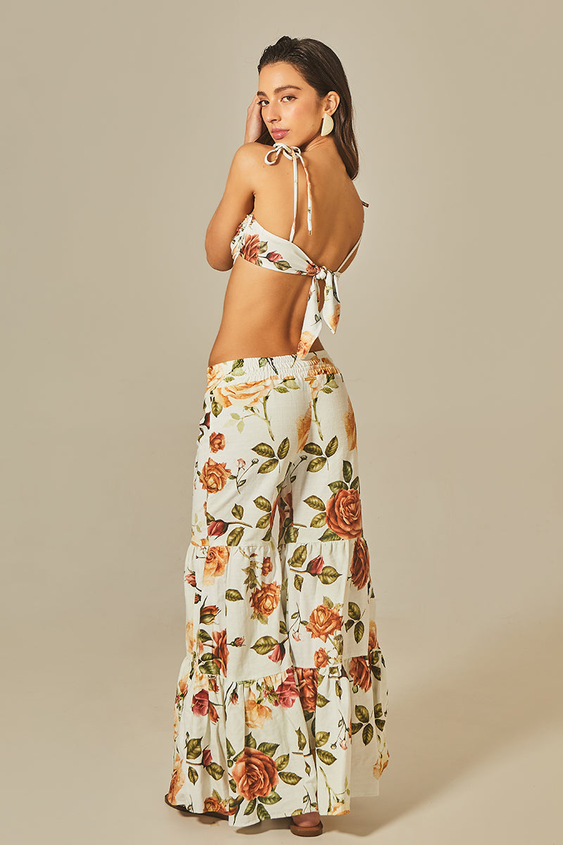 Calça Laura Estampa Rosas