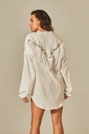 Camisa Riviera Western Off White