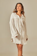 Camisa Riviera Western Off White