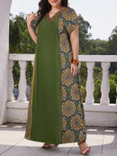 Túnica Feminina reto de manga curta morcego - Samira. Plus Size