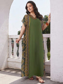 Túnica Feminina reto de manga curta morcego - Samira. Plus Size