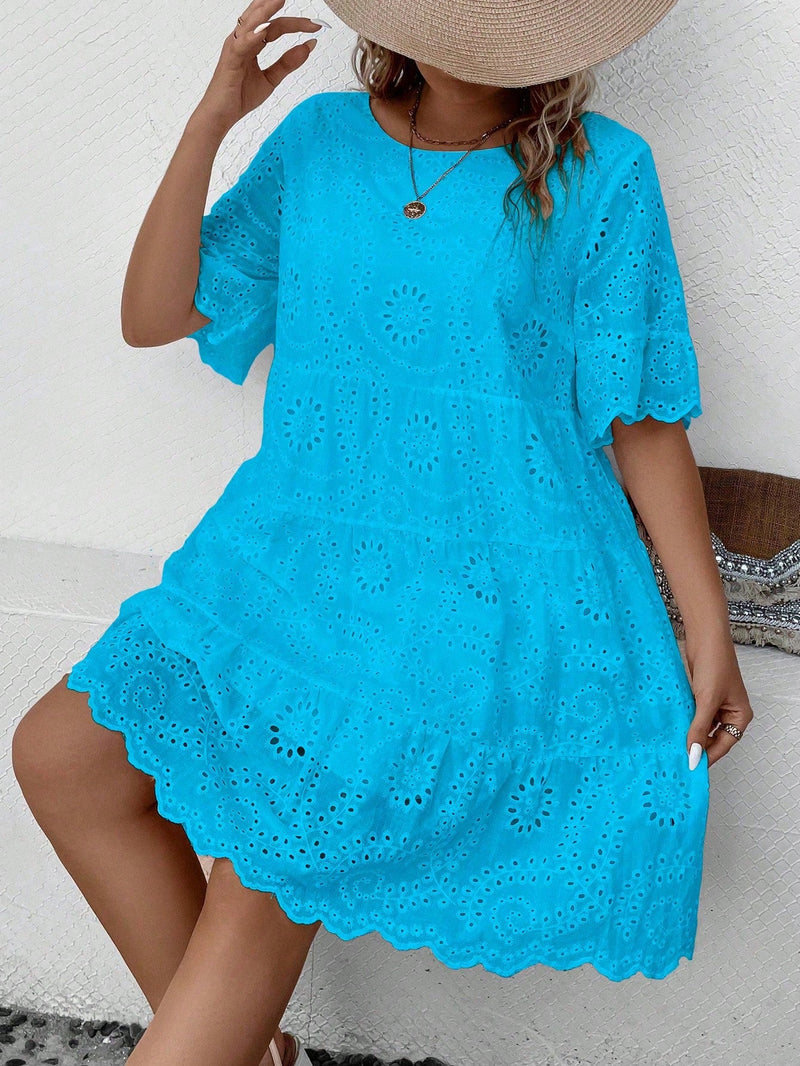 Vestido Feminino Bordado Britany Plus Size