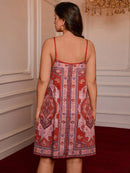 Vestido Envelope Feminino com Amarração Lateral Thais. Plus Size