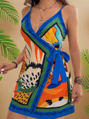 Vestido Envelope Feminino com Amarração Lateral Thais. Plus Size