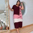 Vestido Feminino Solto com Bolso em Malha - Edelis. Plus Size