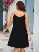 Vestido Feminino com Botões Frontais e Modelagem Soltinha - Camila. Plus Size