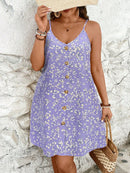 Vestido Feminino com Botões Frontais e Modelagem Soltinha - Camila. Plus Size