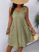 Vestido Feminino Reto sem Mangas - Naya. Plus Size