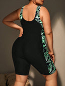 Maiô Feminino Anastacia com Estampa na Lateral Plus Size
