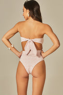 Body Margaux Textura Tweed Rosa