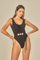 Body Cassy Textura Preto