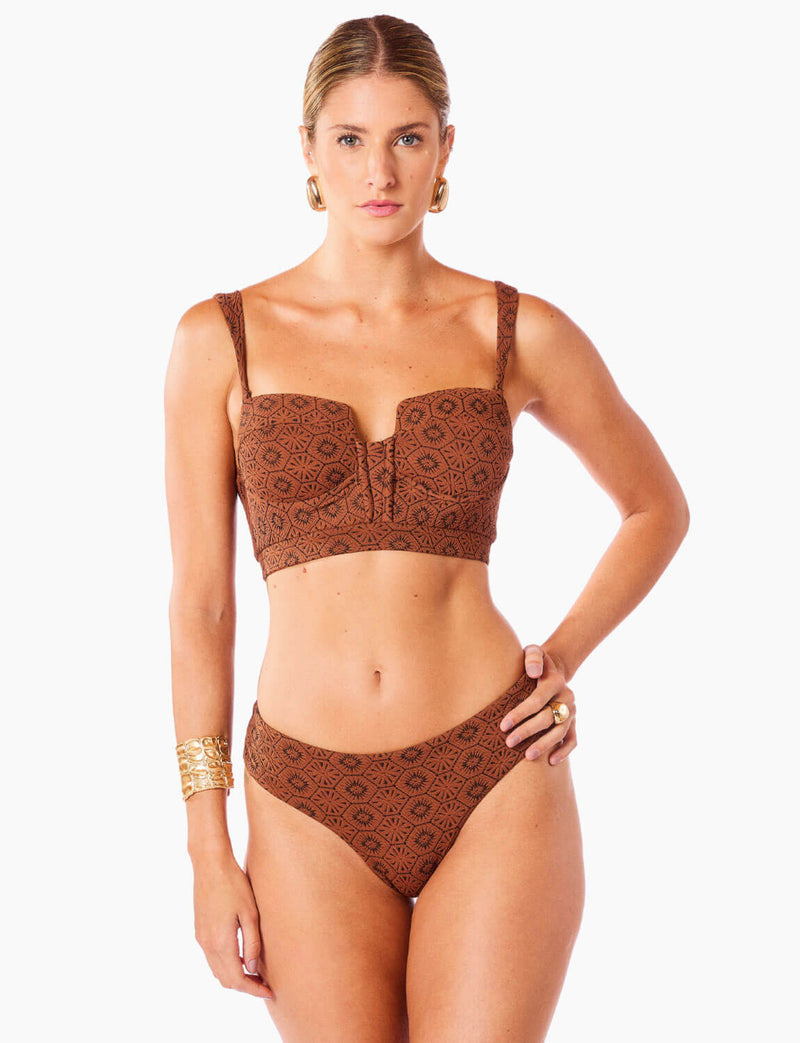 Biquíni Estruturado Meia Taça Textura Firenze