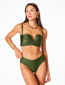 Biquíni Estruturado Textura Croco Savage