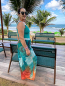 Calça Pantalona Fluída Tule Isla